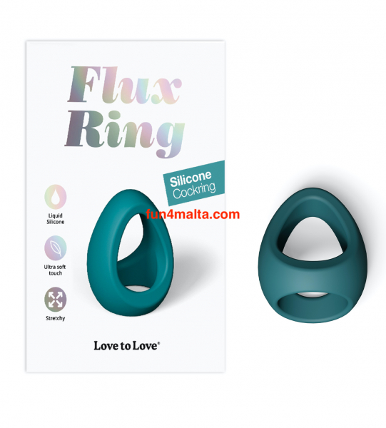 Love to Love Flux Ring, teal me (green)